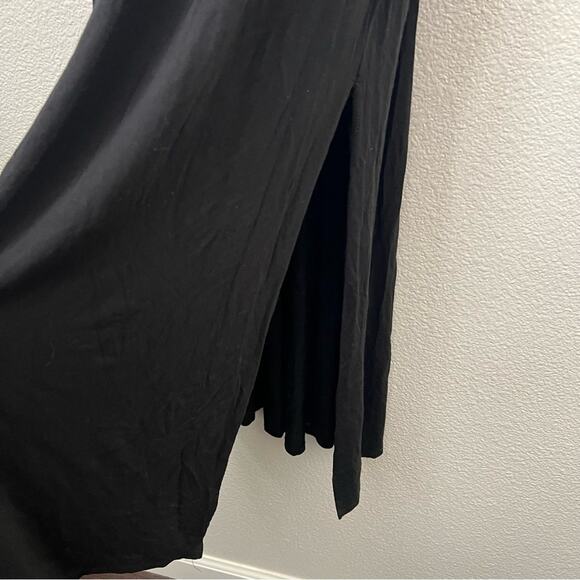 Anthropologie Maeve Elysian Maxi Dress blue ivory cream black colorblock - Picture 6 of 7